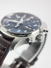 IWC Pilot Stainless Steel Blue Dial 43mm Automatic Movement Men’s Watch IW377714