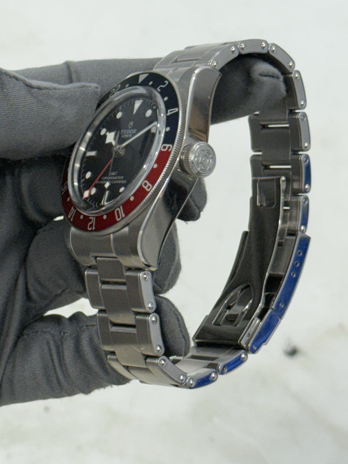 2024 Tudor Black Bay GMT Pepsi Black Dial Stainless Steel Men's Watch 79830RB