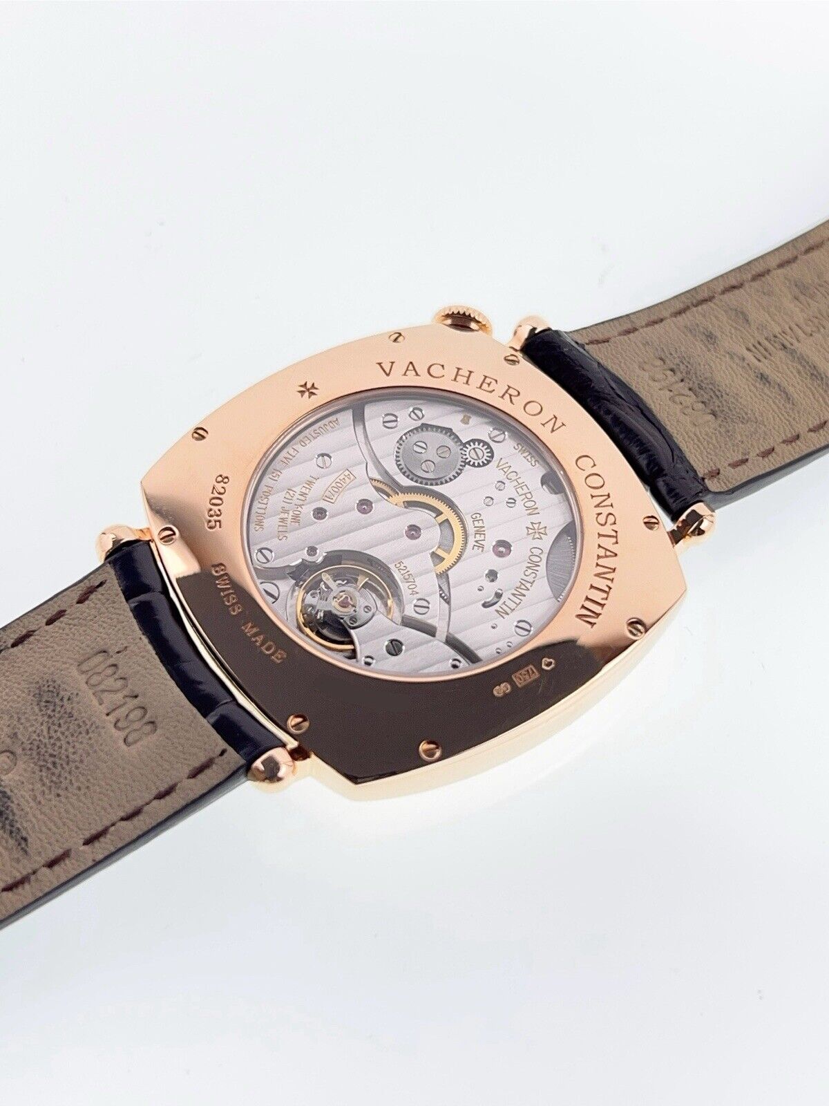 Vacheron Constantin Historiques 18k Rose Gold 40mm Manual Wind Mens Watch 82035