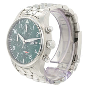 IWC Pilot Chrono Green Dial Stainless Steel 41mm Automatic Men’s Watch IW388104