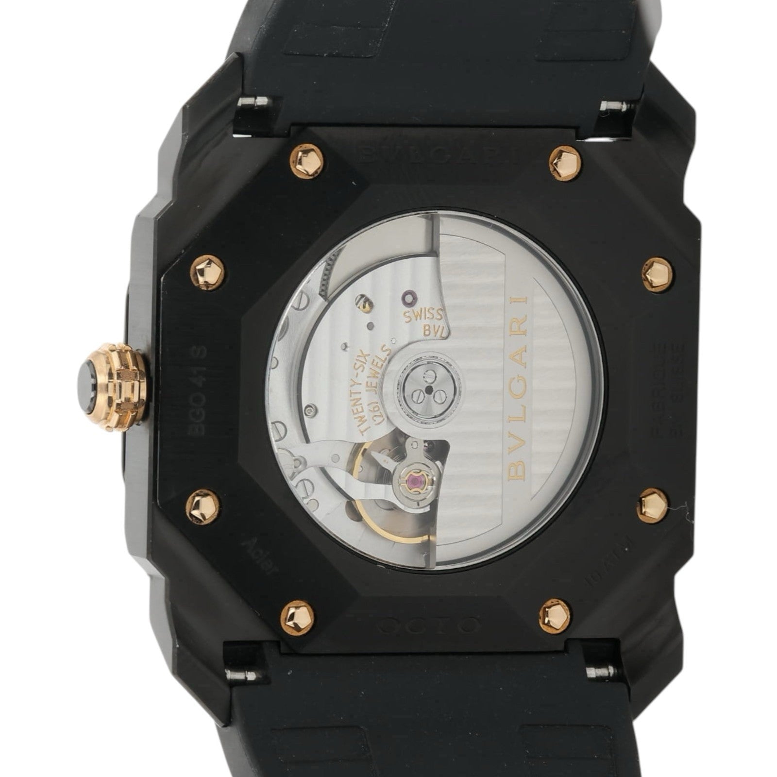 Bulgari Octo Black Dial Stainless Steel 41mm Automatic Men's Watch BGO41S