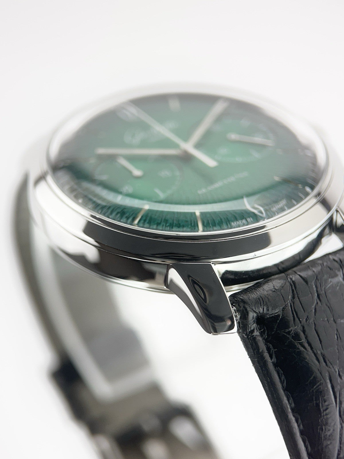 Glashutte Original Steel Green Dial 42mm Automatic Men’s Watch 1-39-34-05-22-04