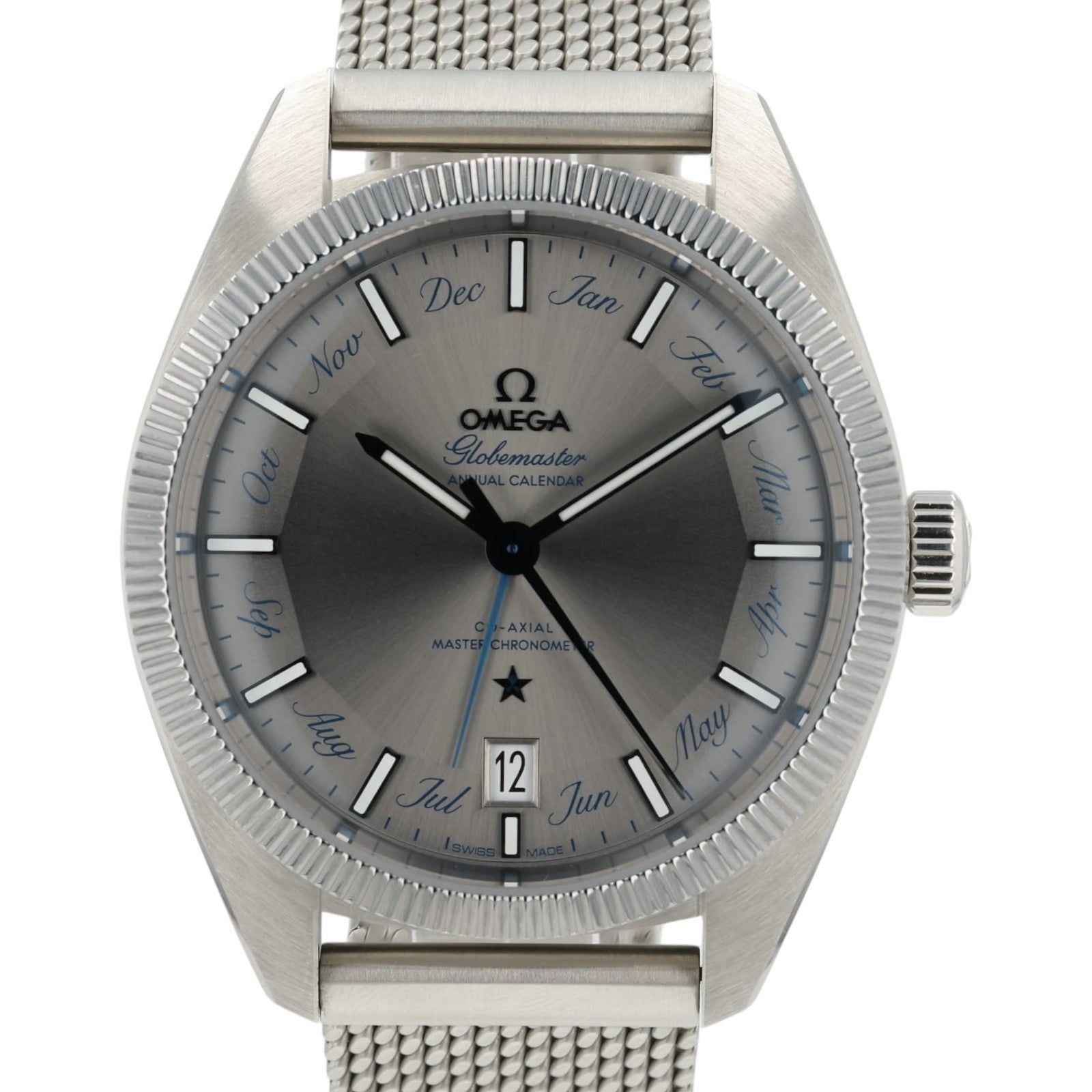Omega Globemaster Annual Calendar Gray Dial Steel 41mm Mens 130.33.41.22.06.001