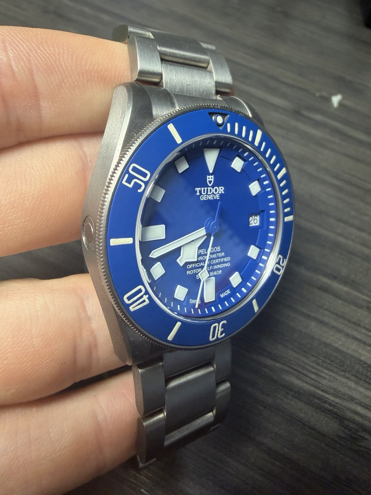 9/2023 Tudor Pelagos Date Blue Dial Titanium Men's Watch 25600TB - W/ Papers