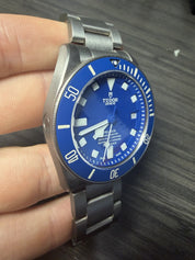 9/2023 Tudor Pelagos Date Blue Dial Titanium Men's Watch 25600TB - W/ Papers