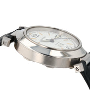 Cartier Pasha Stainless Steel White Dial 35mm Automatic Men’s Watch W31044M7