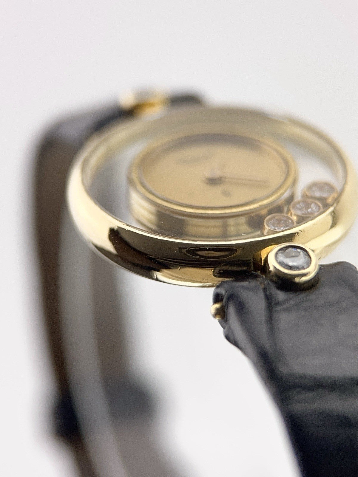 Chopard Happy Diamonds 18k Yellow Gold 21mm Quartz Women's Watch G3929