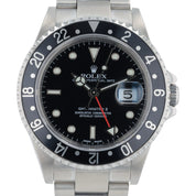Rolex GMT-Master II Stainless Steel Black Dial 40mm Automatic Men’s Watch 16710T