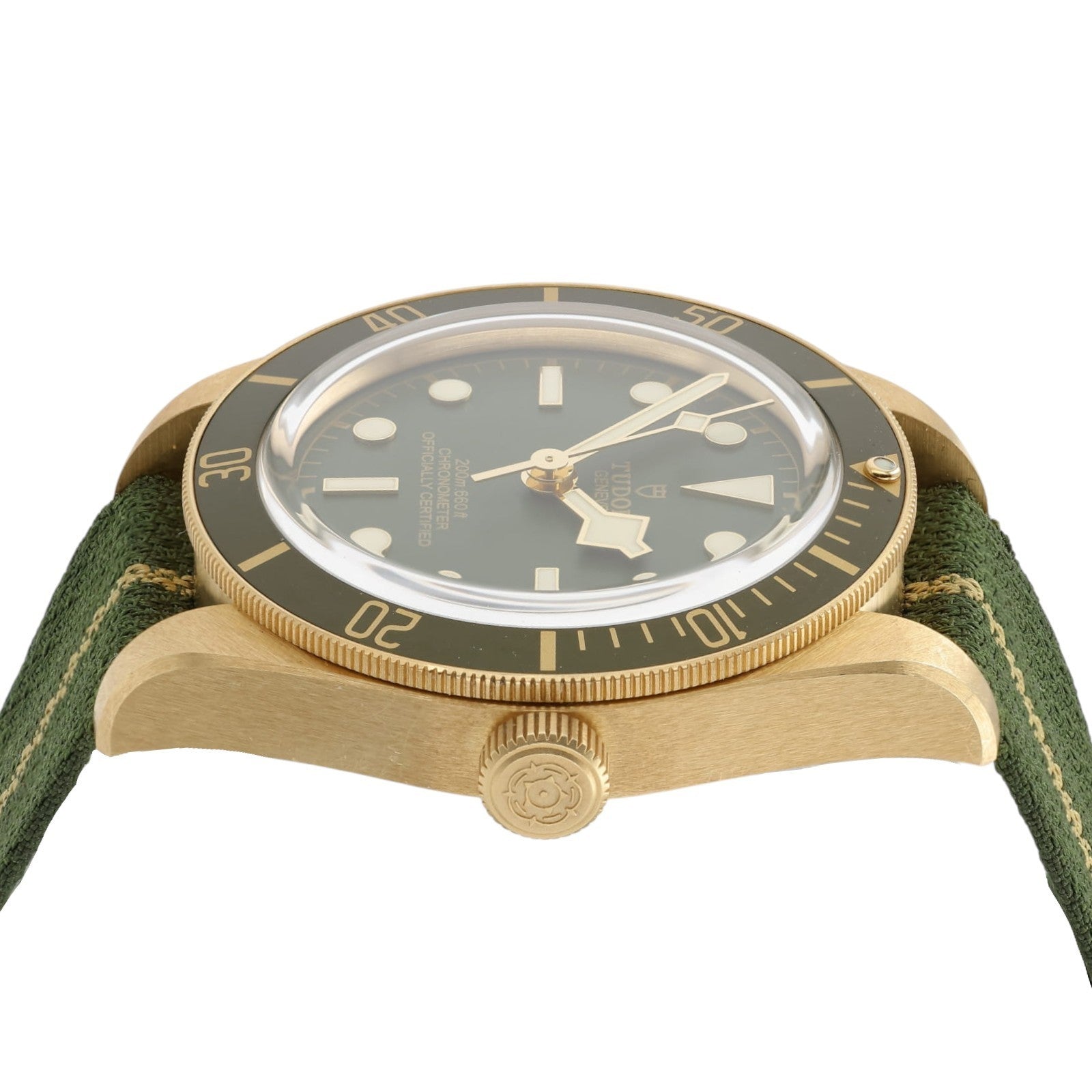 Tudor Black Bay 58 Green Dial 18k Yellow Gold 39mm Automatic Mens Watch 79018V