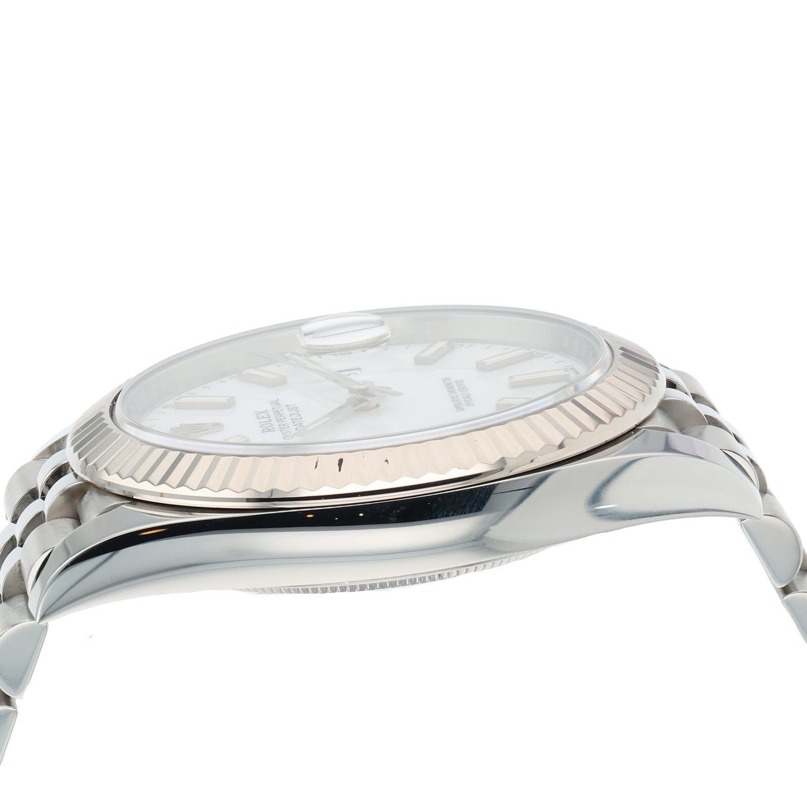 Rolex Datejust Stainless Steel White Dial 41mm Automatic Men’s Watch 126334