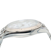 Rolex Datejust Stainless Steel White Dial 41mm Automatic Men’s Watch 126334