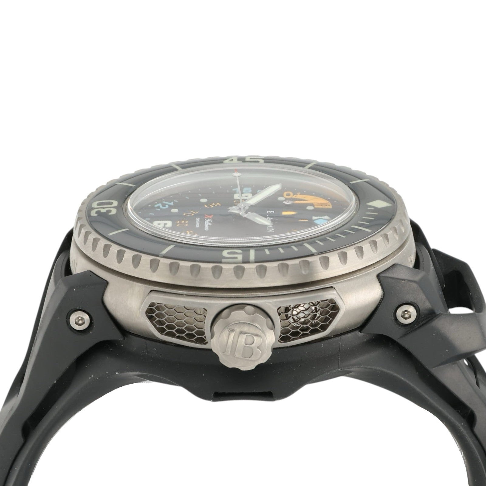 Blancpain X Fathoms Black Dial Titanium 55.6mm Automatic Mens 4018-1230-64A