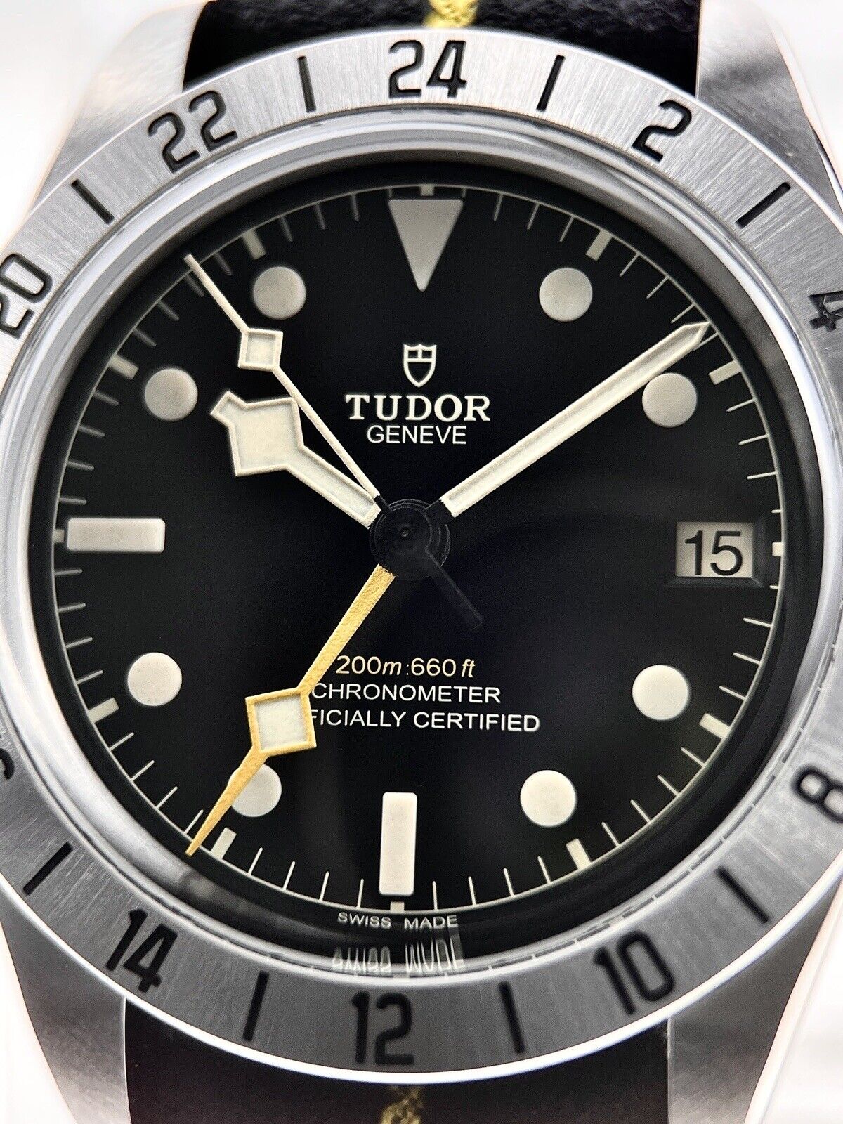 NEW Tudor Black Bay Pro Automatic Black GMT Men's Watch M79470-0001 W/ B&P