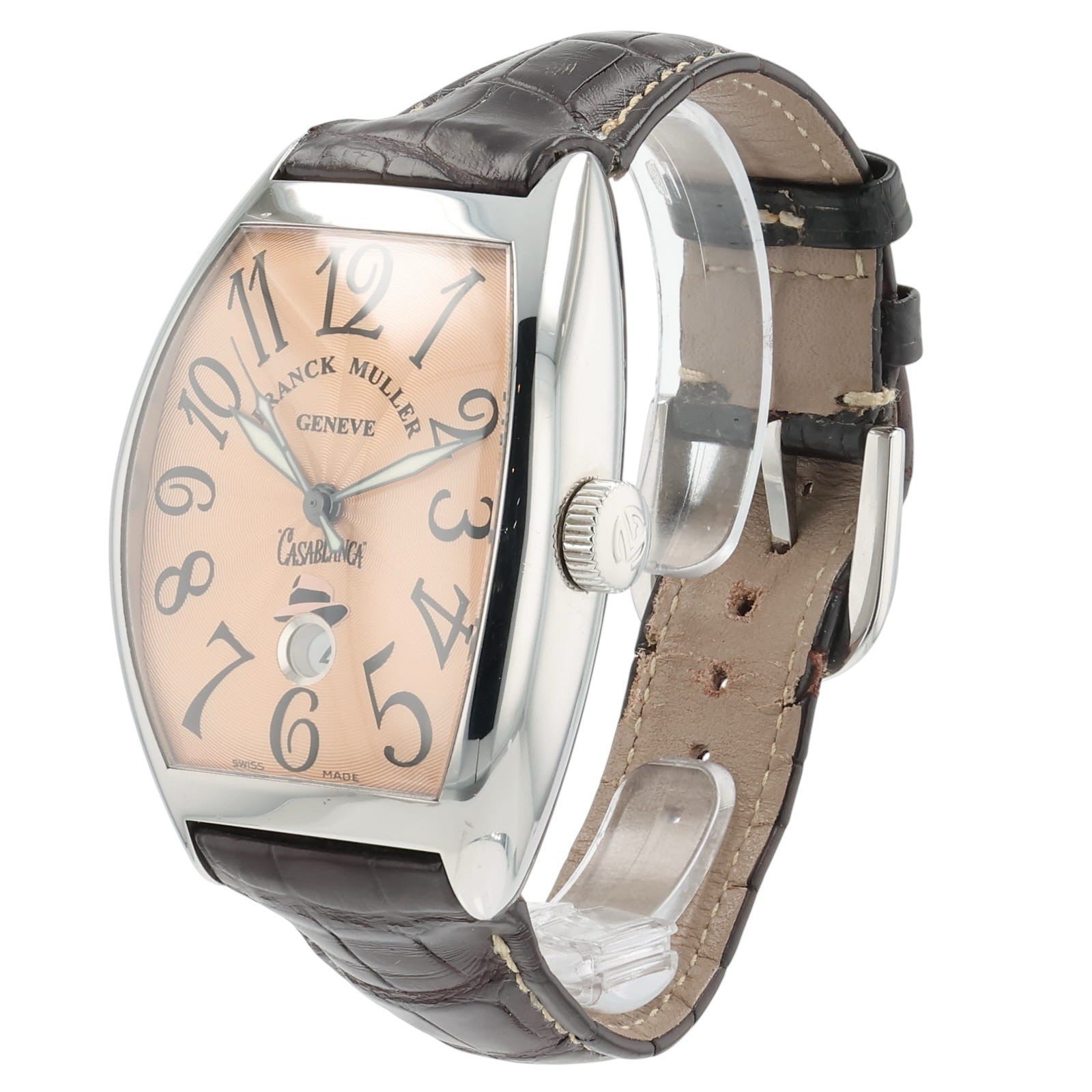 Franck Muller Casablanca Steel Salmon Dial 39mm Automatic Men's Watch 8880CDT