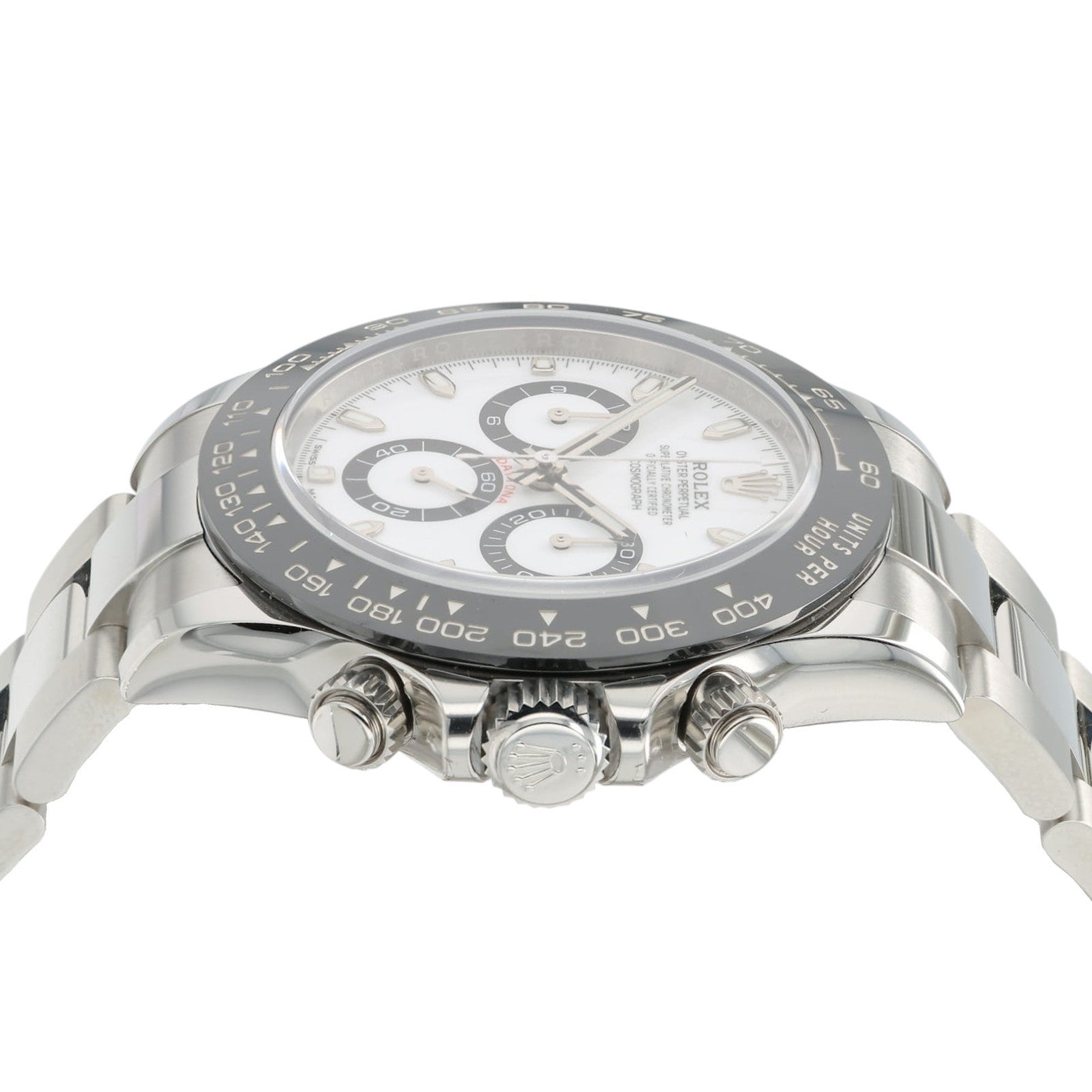 NEW 2021 Rolex Cosmograph Panda Daytona White Dial Steel Watch 116500LN