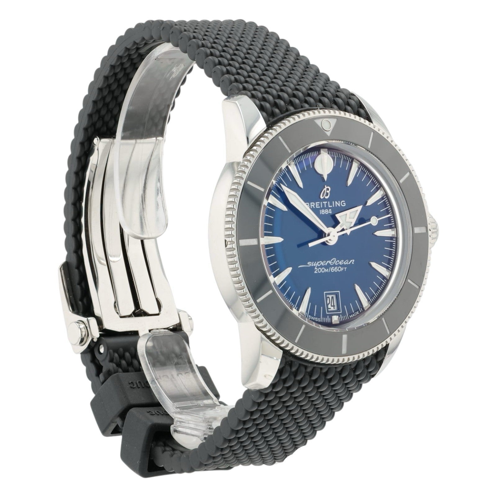 Breitling SuperOcean Heritage Blue Dial Steel 42mm Automatic Mens AB31112A1C1S1