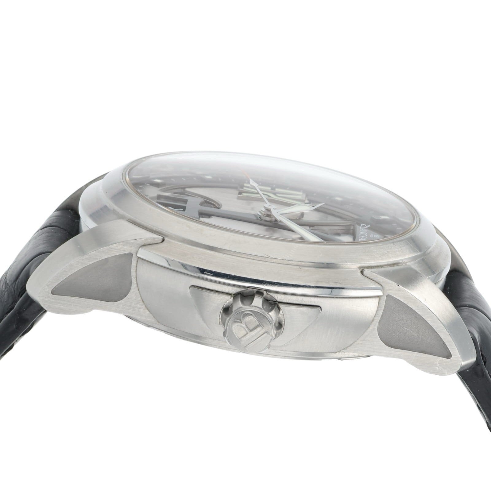 Blancpain L-Evolution Steel Grey Dial 43.5mm Automatic Men's Watch 8850