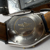 Breitling Two-Tone Blue Dial 39mm 81.950 Chronograph Automatic Date Watch - READ