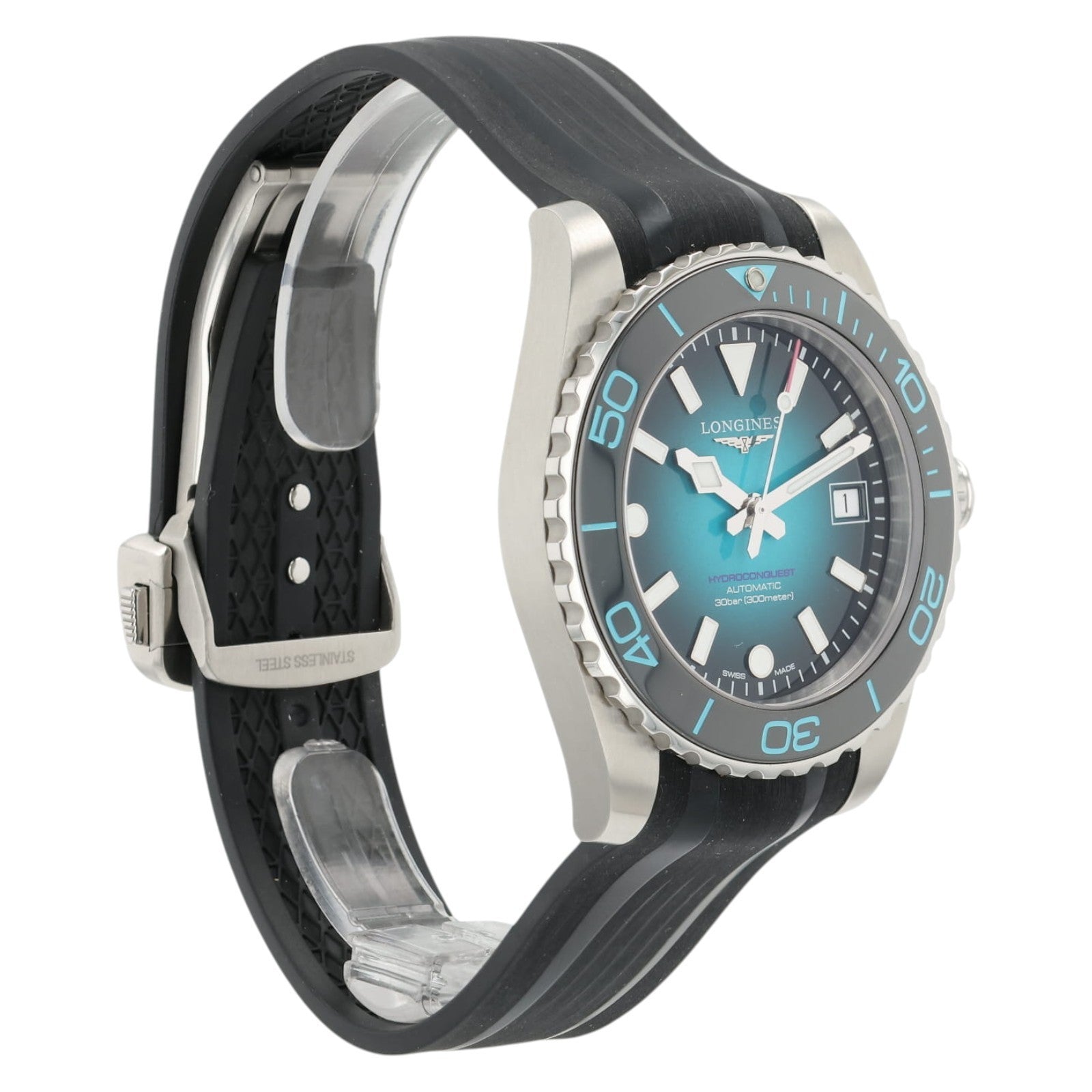Longines Hydroconquest Commonwealth Games Blue Dial Steel 39mm Mens L3.779.4