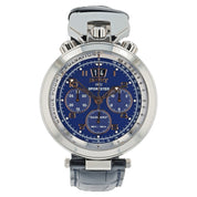 NEW 2025 Bovet Sportster Saguaro Stainless Steel Blue Dial 46mm Watch SP0419