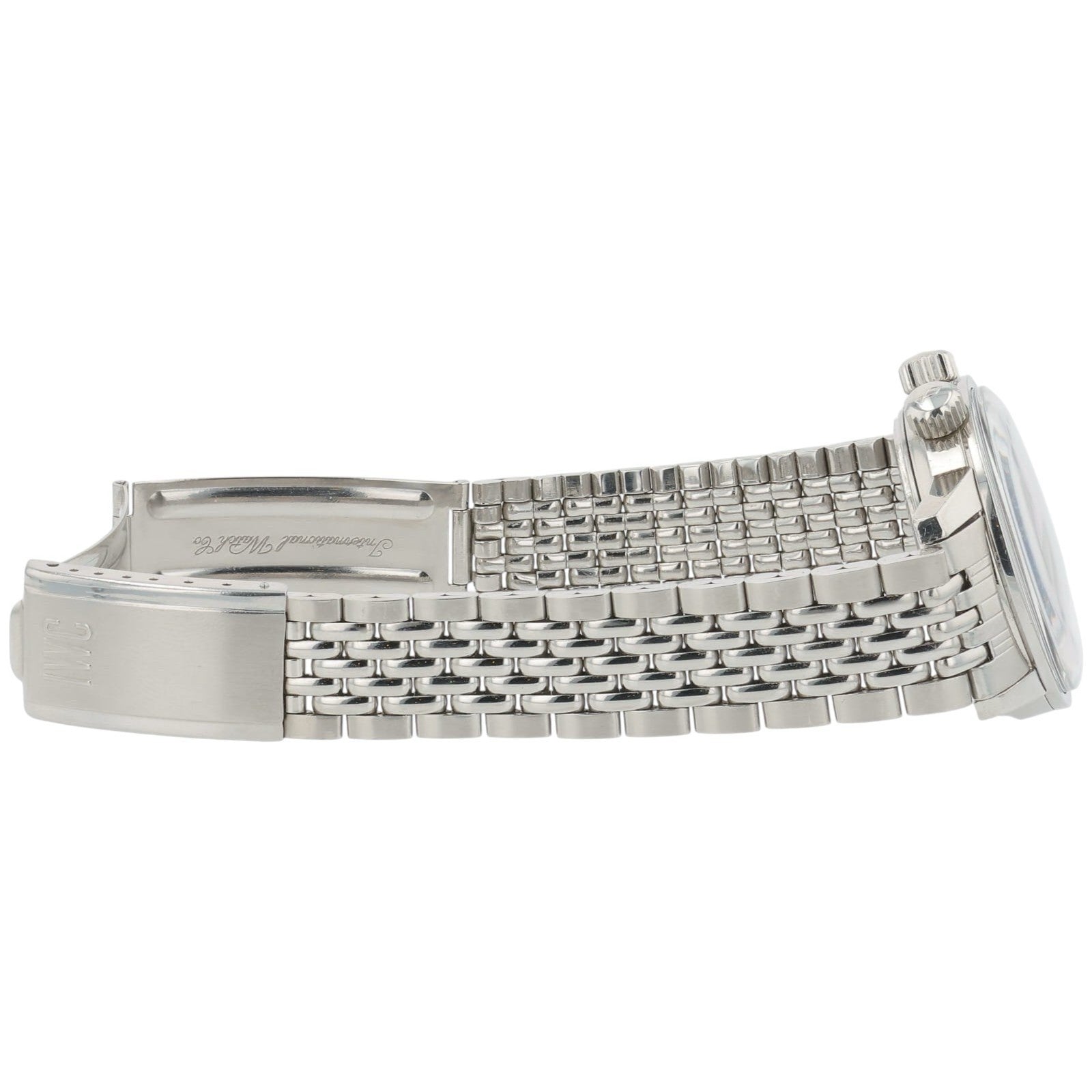 IWC Aquatimer Vintage Stainless Steel Black Dial 37mm Automatic Watch 1812 AD