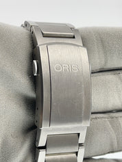 Oris ProDiver Chronograph Titanium Black Dial 51mm Automatic Mens Watch 7727