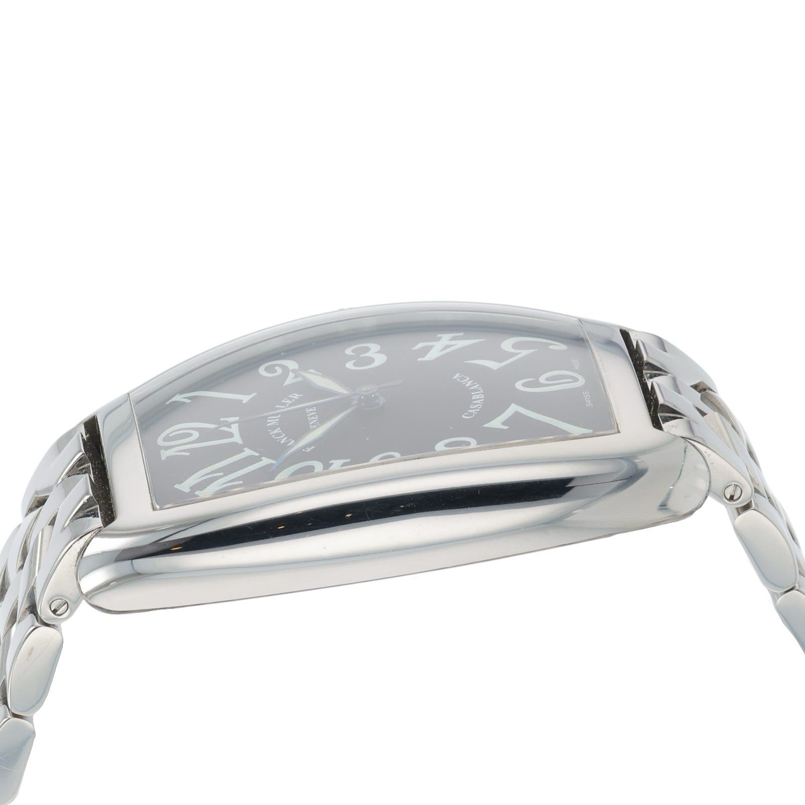 Franck Muller Casablanca Stainless Steel Black Dial 31mm Auto Men's Watch 2852