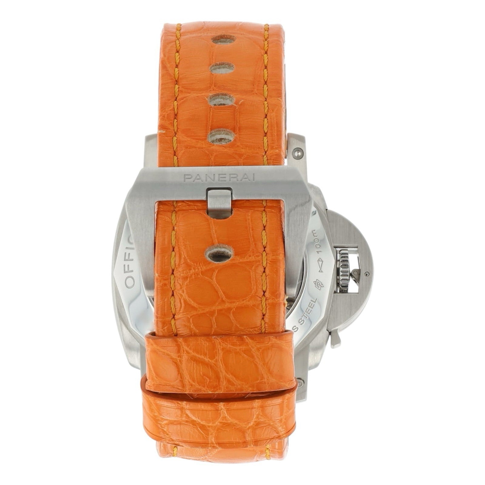 Panerai Luminor 1950 8 Days Steel Black Dial 44mm Manual Wind Mens PAM00233