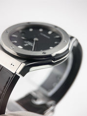 Hublot Classic Fusion Steel Black Dial 45mm Automatic Men’s Watch 511.ZX.1170.RX