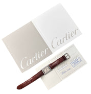 Cartier Tank Basculante Silver Dial Steel 24x36mm Quartz Men’s Watch W1011258