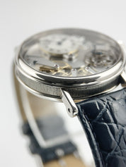 Breguet Tradition 18k White Gold Silver Color Dial 38mm Automatic Men’s 7037