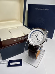 Longines Master Collection L2.631.4.70.3 Automatic GMT Date Watch w/ Box Papers