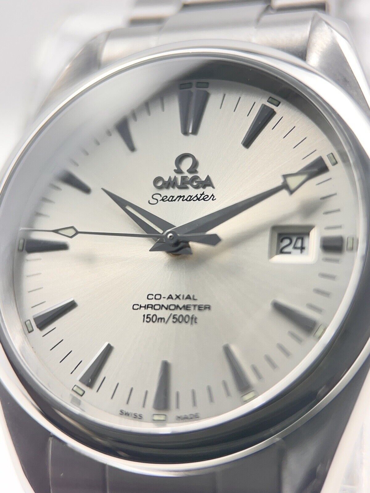 Omega Red 2503.3 Seamaster Aqua Terra Co-Axial Chronometer Automatic 39mm Mens