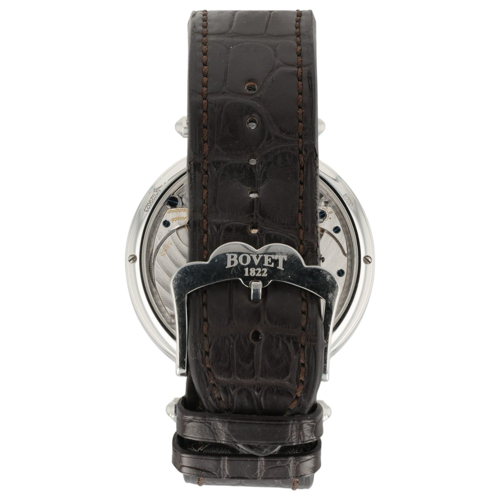 Bovet 1822 Ivory Dial Stainless Steel 42mm Manual Wind Men’s Watch NTS0009
