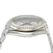 Breitling Chronograph Diamond Bezel Black Dial 44mm Automatic Men’s Watch A13356