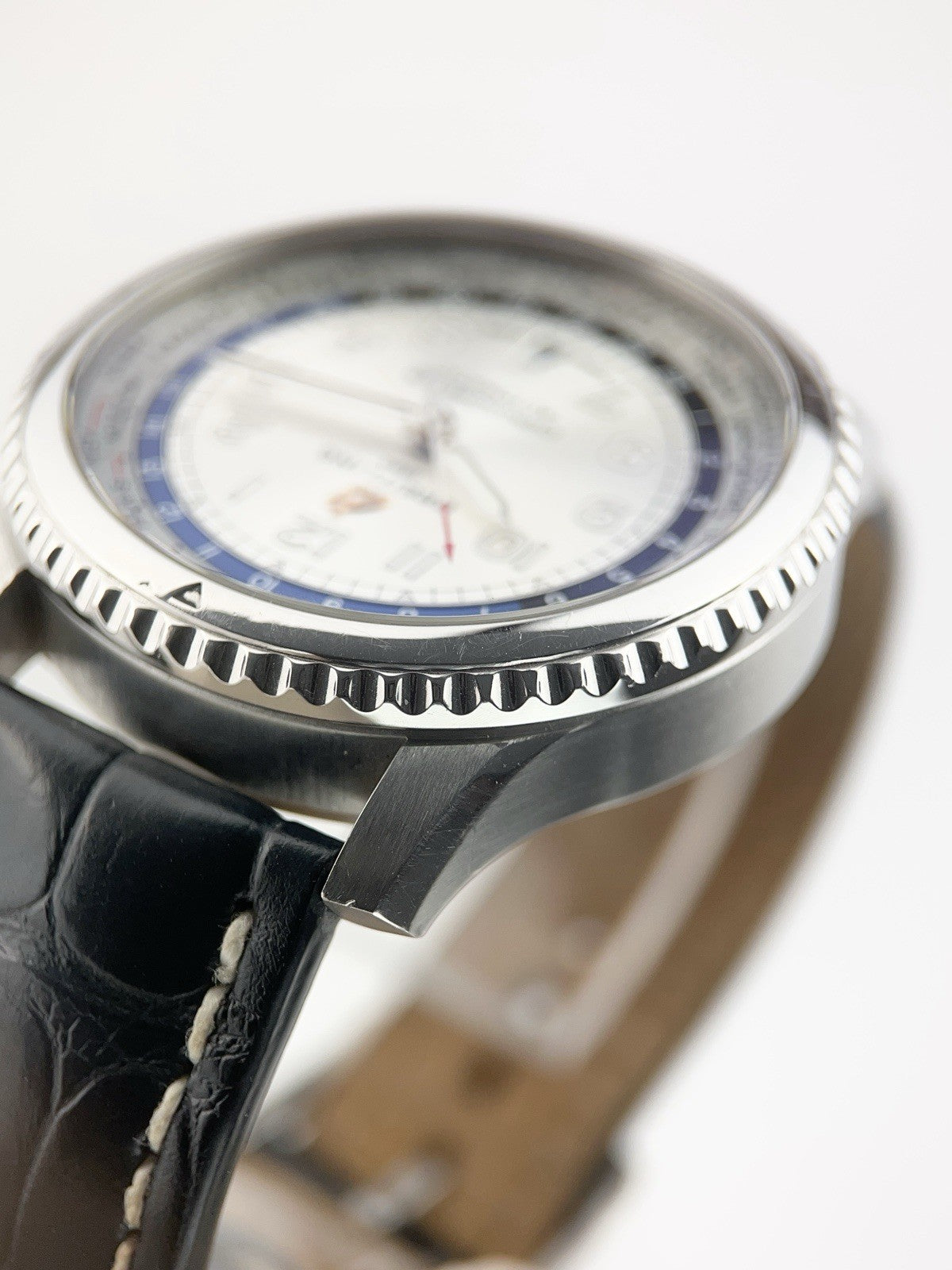 Breitling Stainless Steel Silver Dial 43mm Automatic Movement Men's Watch AB3521