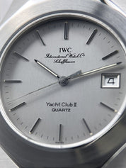 IWC Yacht Club II 38mm Men's Quartz Date Watch IW3012 Stainless Steel