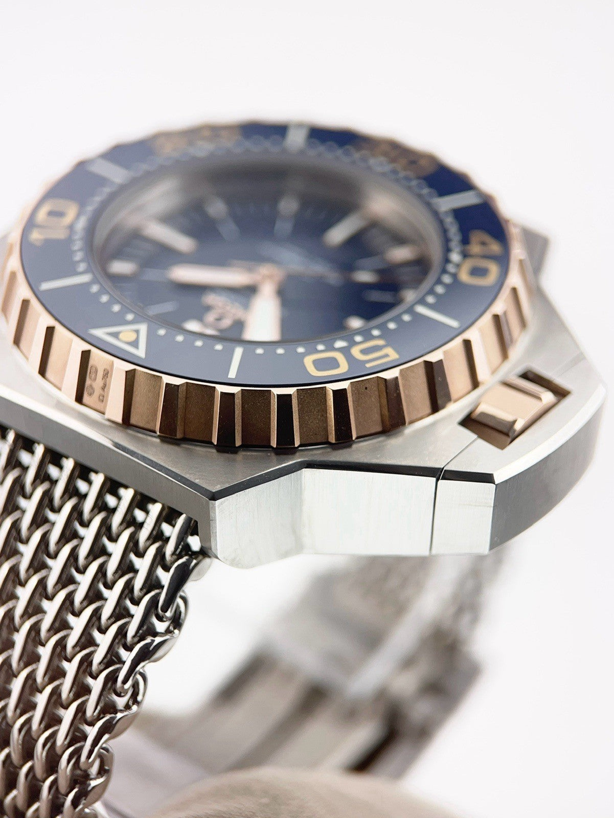 Omega Seamaster Ploprof Rose Gold Titanium Mens Watch 227.60.55.21.03.001 Box Ca