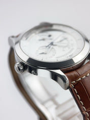 Jaeger LeCoultre Stainless Steel Silver Dial 38mm Automatic Men's Watch 142.8.92