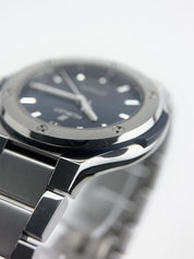 Hublot Classic Fusion Titanium 585.NX.7170.NX Titanium Casing Blue Dial