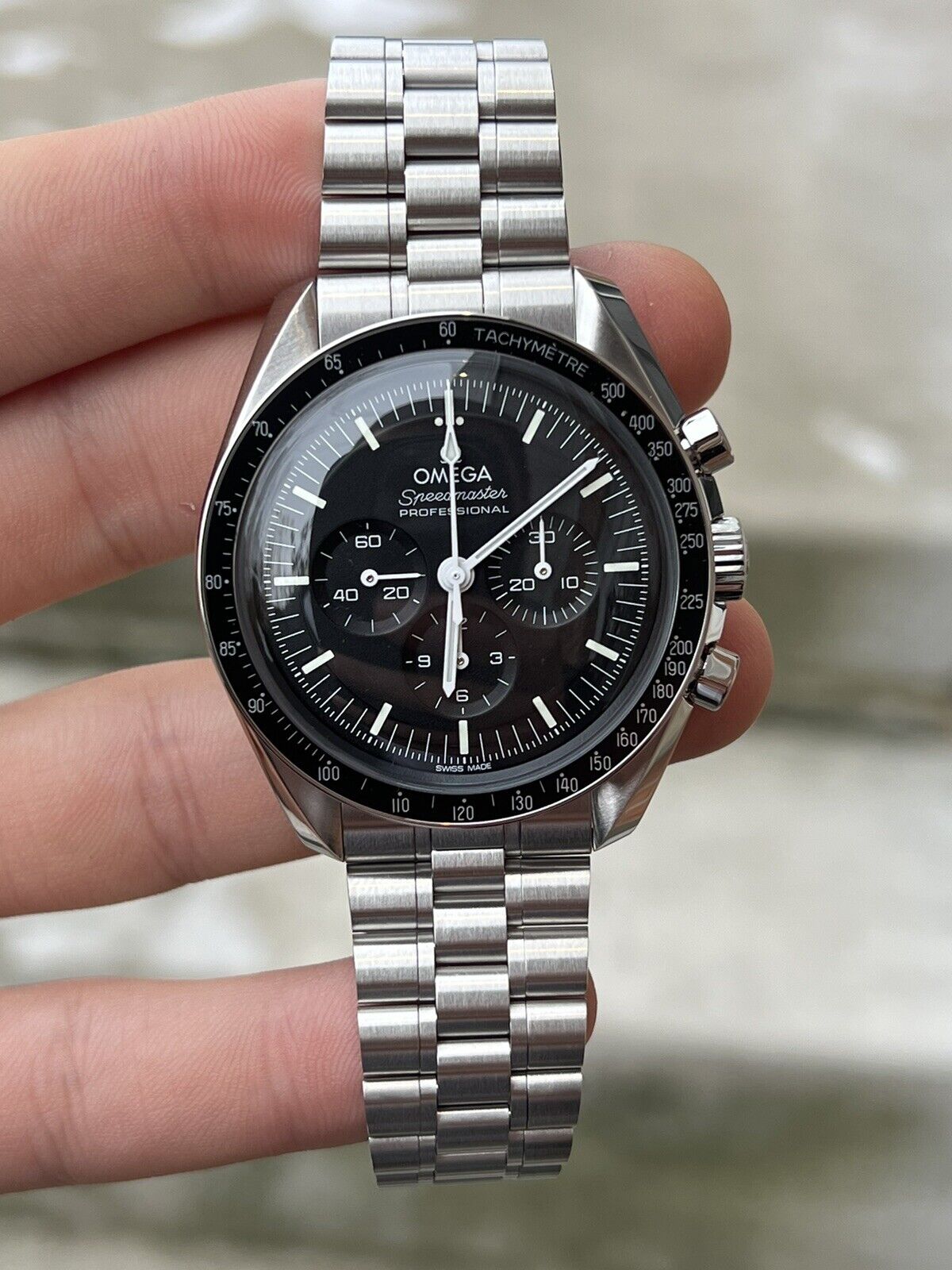 NEW 2024 Omega Speedmaster Professional Hesalite Watch 310.30.42.50.01.001