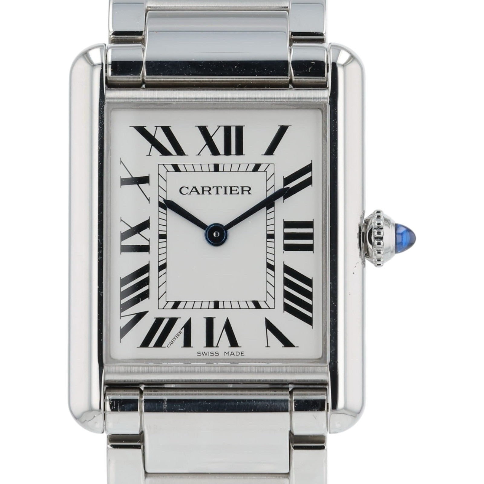 Cartier Must De Cartier Silver Dial Stainless Steel 26mm Quartz Unisex WSTA0052
