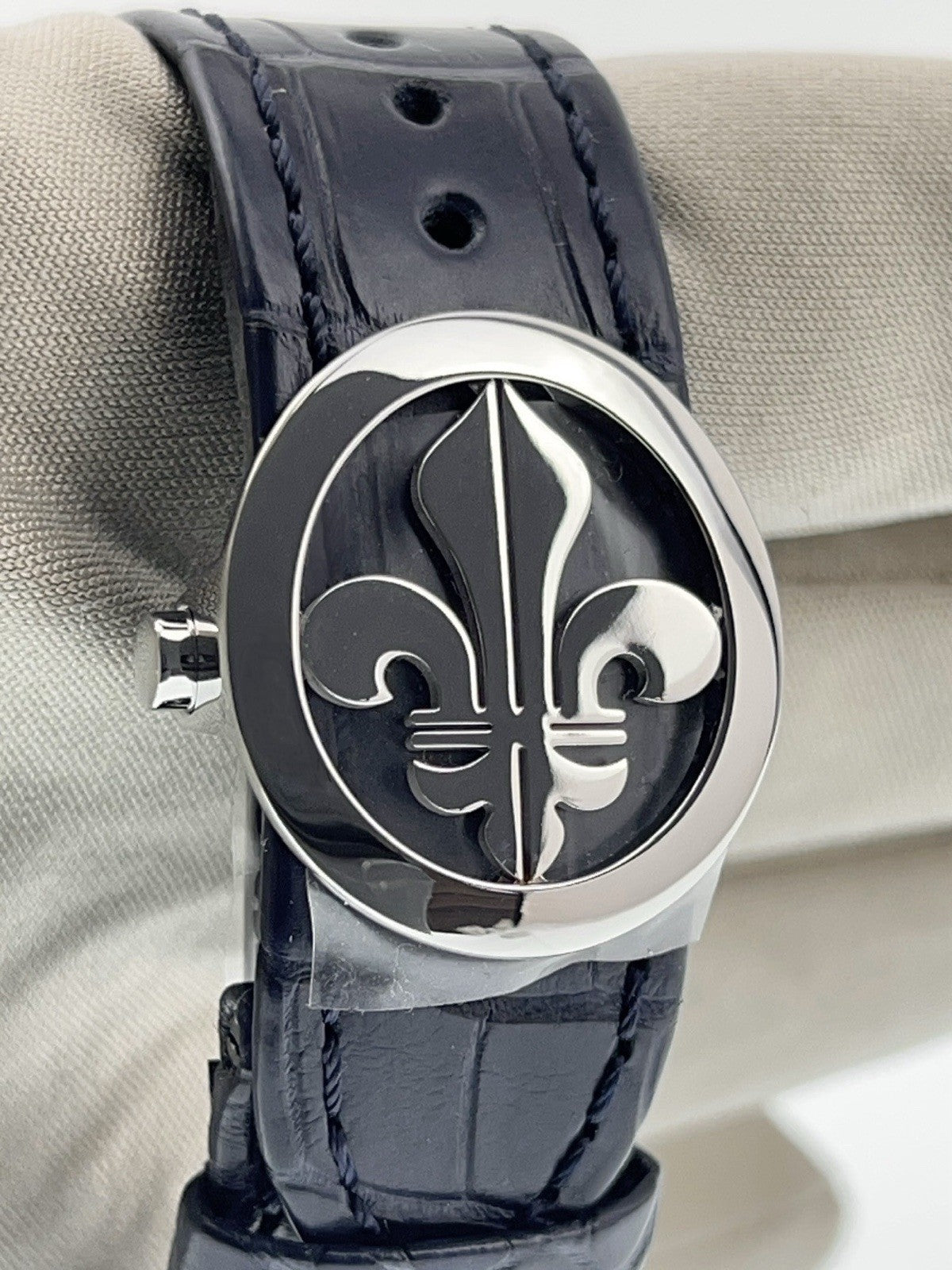 NEW Louis Moinet Super Moon Steel Silver Dial 45mm Automatic Men's Watch