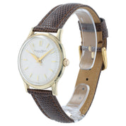 IWC Silver Dial 14k Gold 33mm Manual Wind Movement Men’s Watch C89