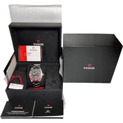 Tudor GMT Chronometer Black Bay Pepsi Black Dial Stainless Steel Wristwatch 41mm