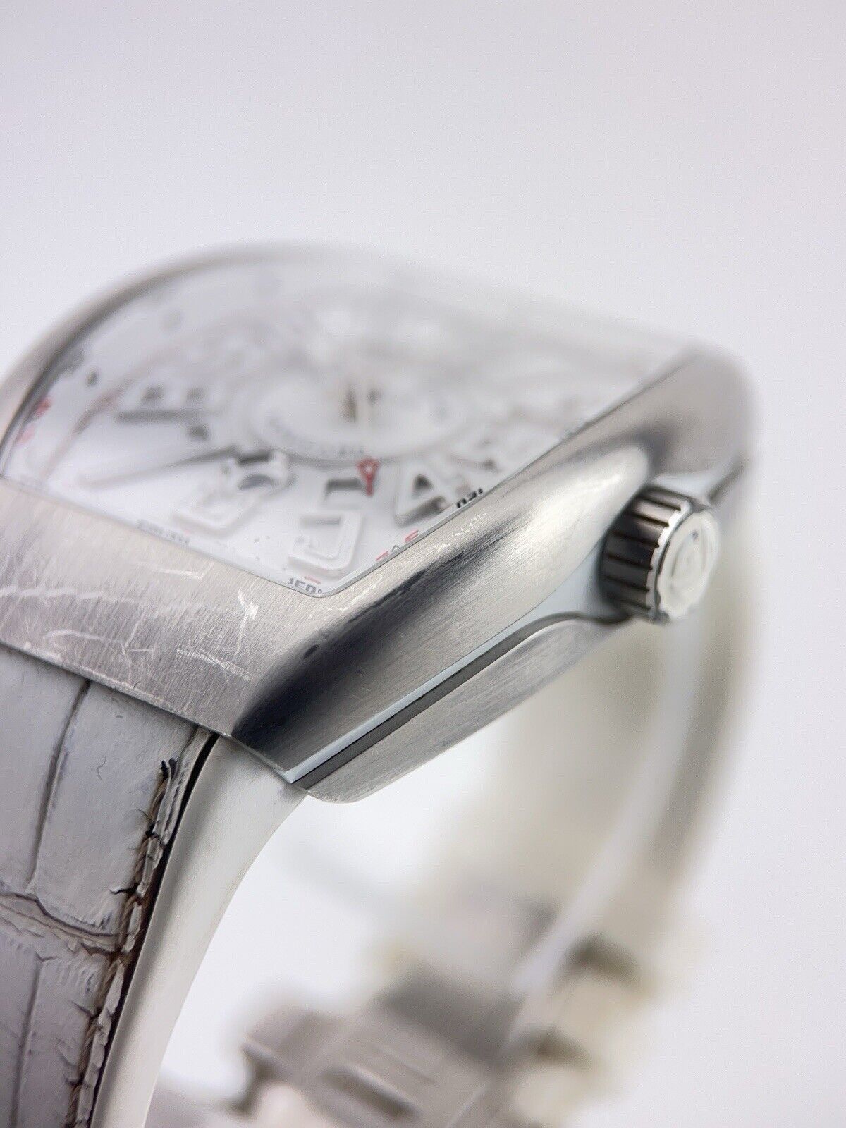 Franck Muller Vanguard Steel White Dial 45mm Automatic Mens Watch V45SCDT