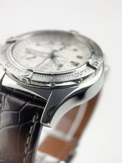 Breitling Emergency Stainless Steel Silver Dial 45mm Quartz Men's Watch A73322