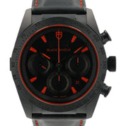 Tudor Blackshield Black Dial Ceramic 42mm Automatic Movement Mens Watch 42000