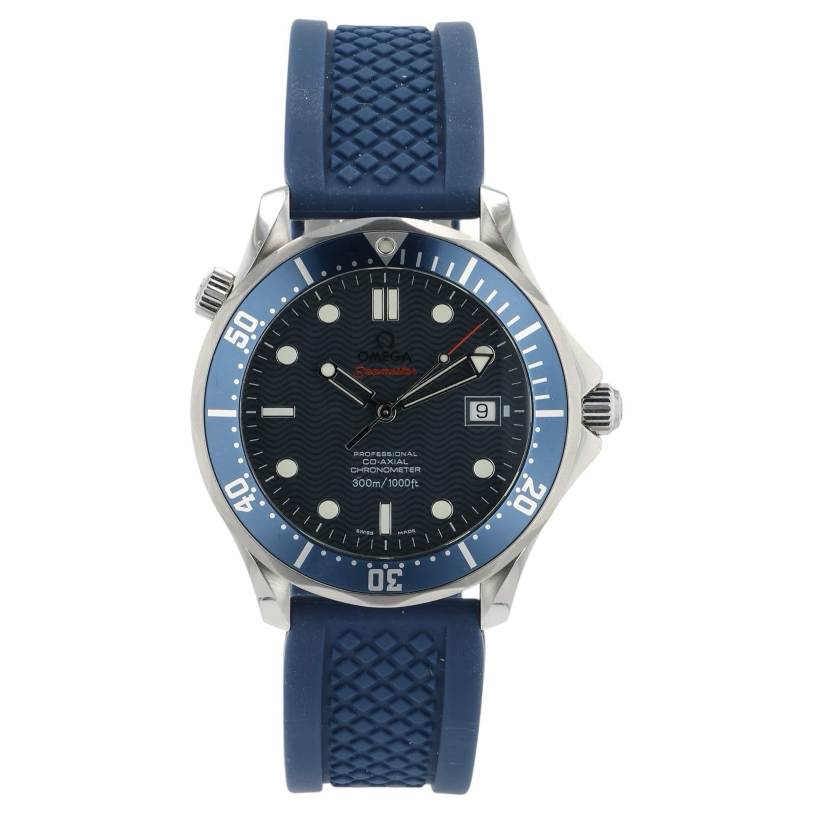 Omega Seamaster Blue Dial Stainless Steel 41mm Automatic Mens Watch 2220.80.00