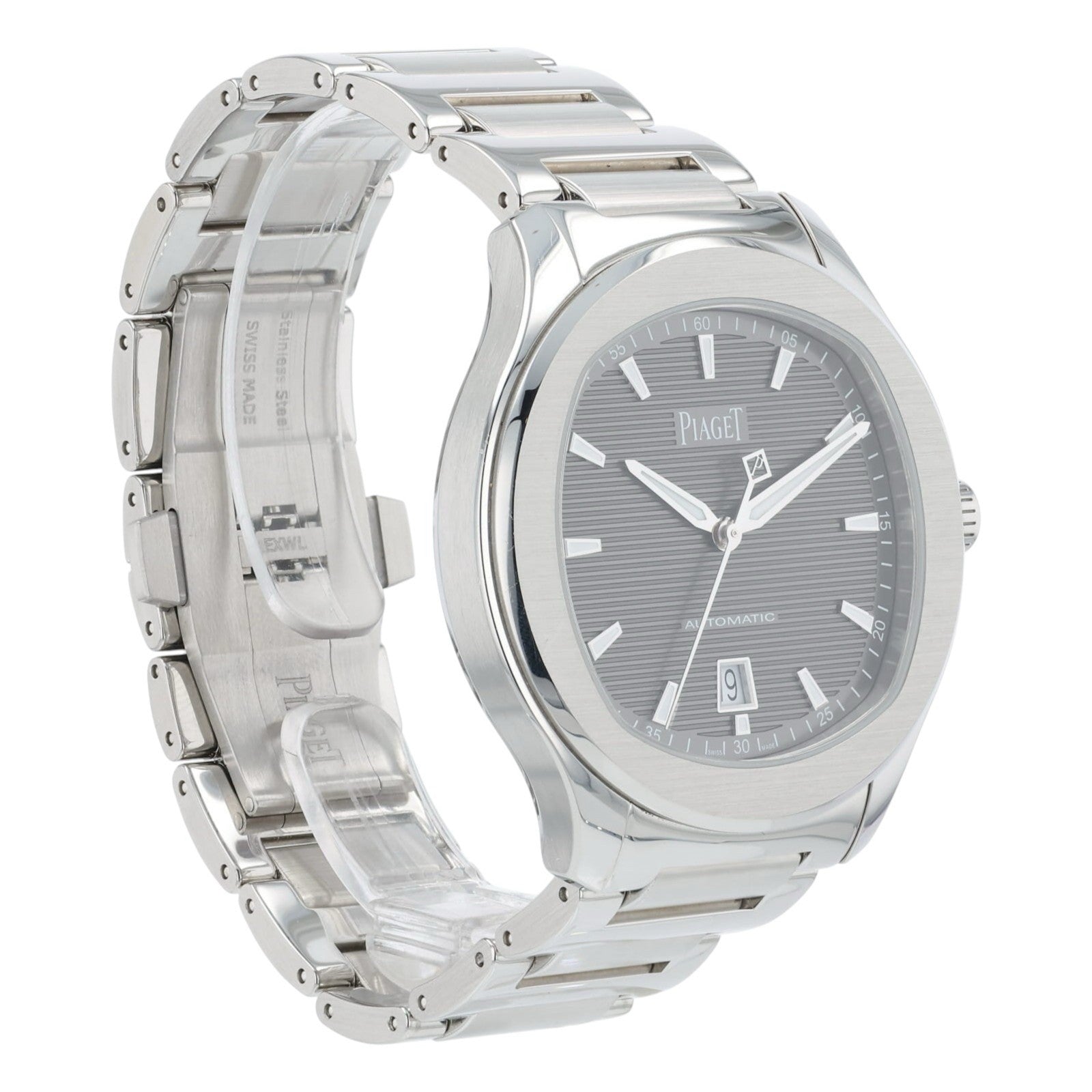 Piaget Polo S Stainless Steel Gray Dial 42mm Automatic Movement Men’s P11268